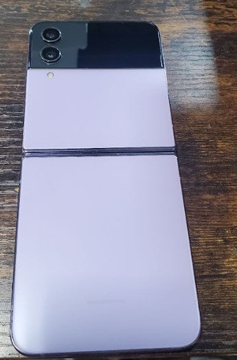 SAMSUNG Galaxy Z Flip4 5G (128GB 8GB) 6.7"Fully Unlocked F721U *Read Description (For Parts Only / Not Working, Bora Purple)