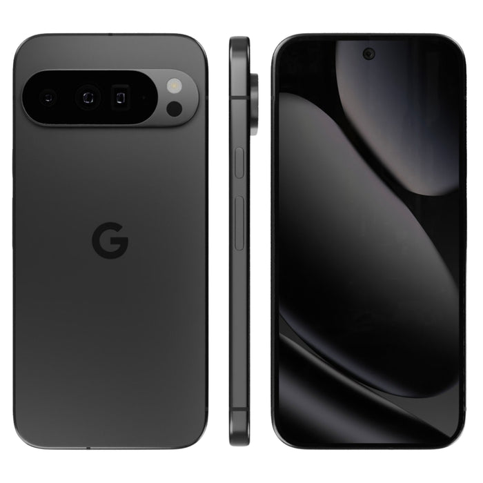 Google Pixel 10 Pro 5G (128GB, 16GB) 6.3" Fully Unlocked (US Model) G4QUR (Renewed | Clean Screen, Obsidian)