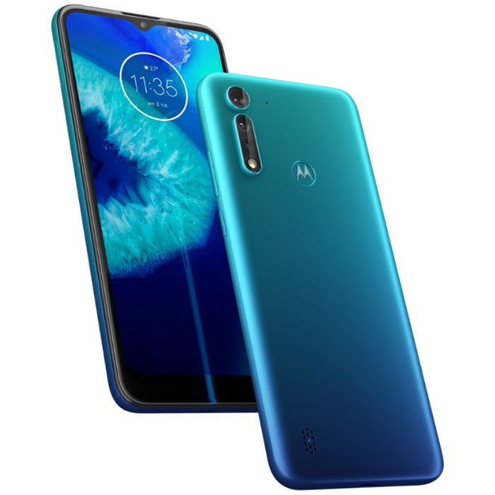 Moto G8 Power Lite (64 GB, 4 GB) 6,5" Dual SIM GSM Desbloqueado EE. UU. 4G LTE XT2055-2 Azul