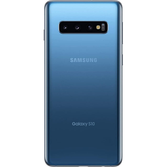 SAMSUNG Galaxy S10 (128GB,8GB) 6.1" 4G LTE Fully Unlocked GSM+CDMA G973U-Blue (Excellent - Refurbished, Blue)