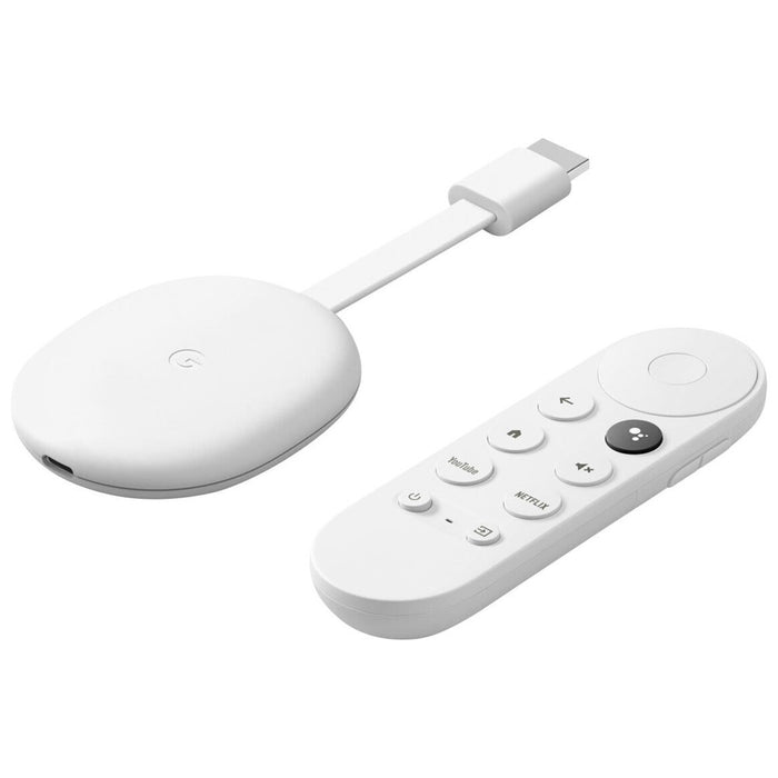 Dispositivo de transmisión multimedia en alta definición Google Chromecast con Google TV - GA03131-US (nieve) (nieve)