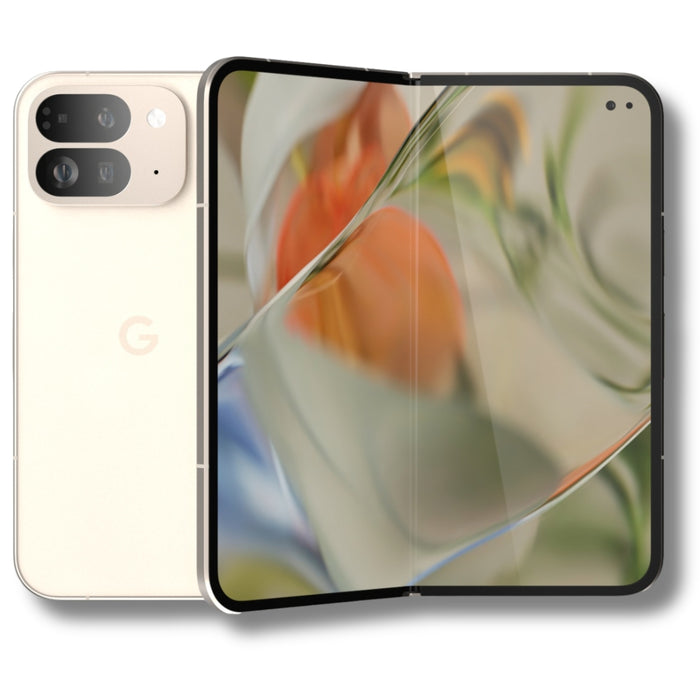 Google Pixel 9 Fold 5G (256GB, 16GB) 8.0" Fully Unlocked for US & Global GGH2X (Renewed | Like New, Porcelain)