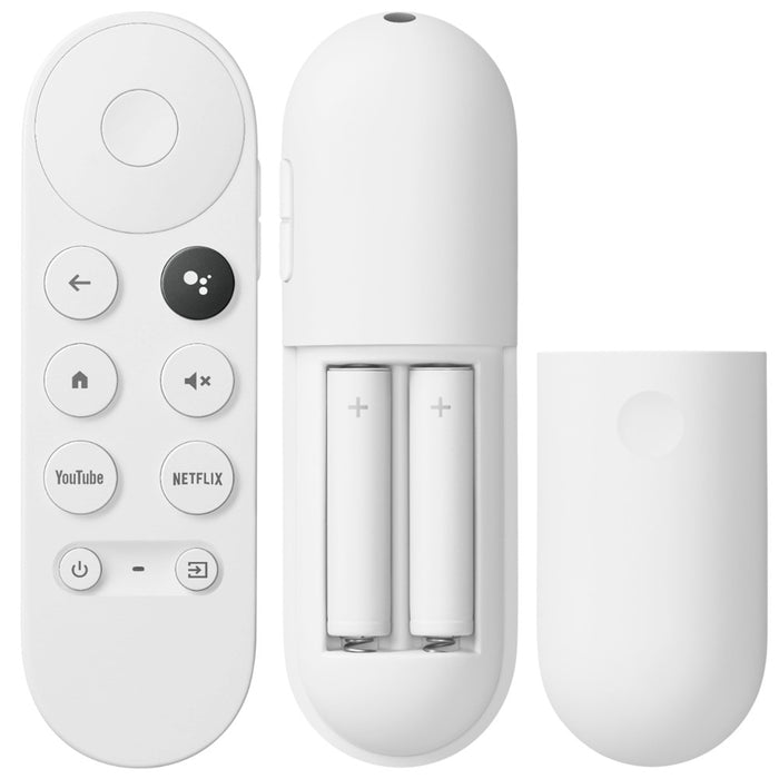 Google Chromecast with Google TV 4K - Voice Remote US Warranty GA01919-US (Snow) (Snow)