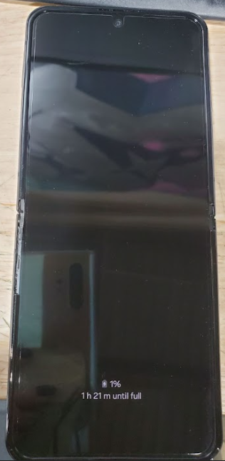 SAMSUNG Galaxy Z Flip4 5G (128GB, 8GB) 6.7" Fully Unlocked **READ DESCRIPTION** (Renewed | Smart Saver, Graphite)