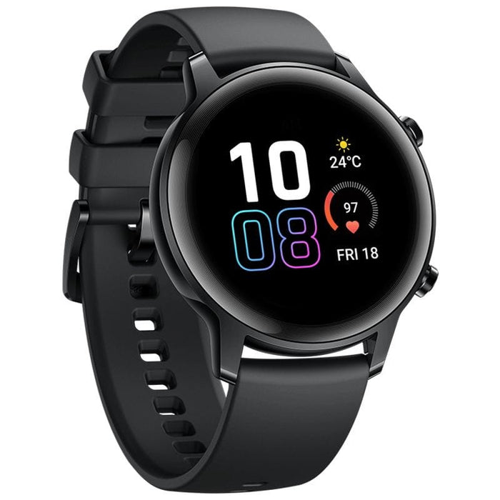 Honor MagicWatch2 42mm - 1.2", Smartwatch 5ATM Water Resistant - HBE-B19 (Black) (Excellent - Refurbished, Agate Black)