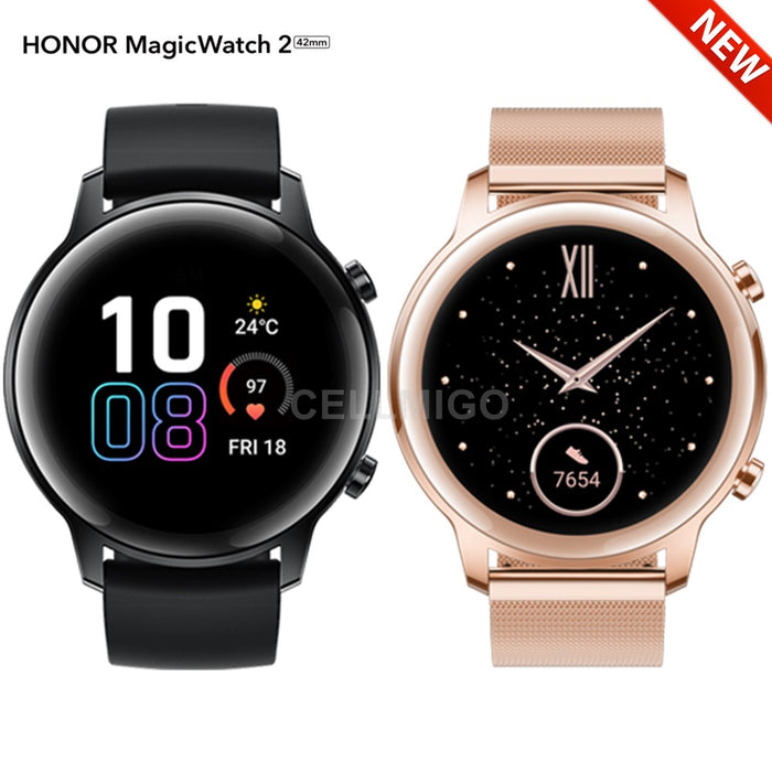 Reloj inteligente Honor MagicWatch2 de 42 mm y 1,2", resistente al agua hasta 5 ATM - HBE-B19