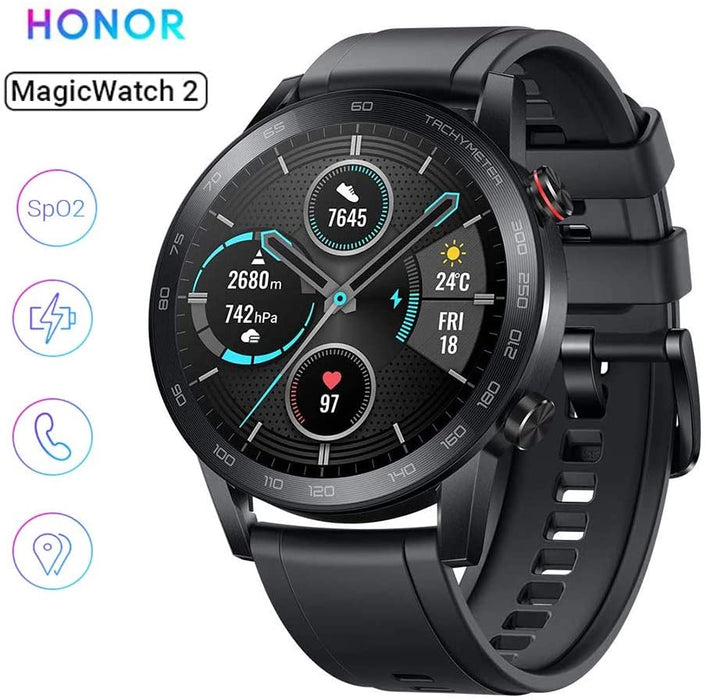 Reloj inteligente Honor MagicWatch2 de 46 mm y 1,39", con monitorización de frecuencia cardíaca y SpO2 MNS-B19