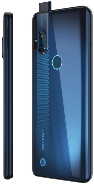 Motorola One Hyper (128 GB, 4 GB) 6.5" Dual SIM 4G LTE GSM Desbloqueado XT2027-1 (Azul) (Excelente - Reacondicionado, Azul)