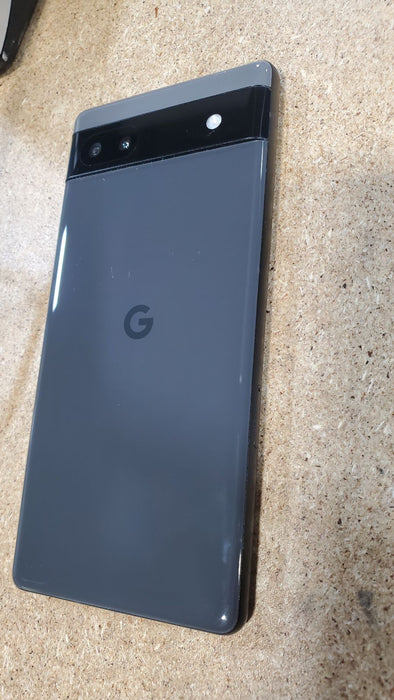 Google Pixel 6a 5G (128 GB, 6 GB) 6,1" (GSM + CDMA) 4G LTE desbloqueado - Modelo de EE. UU. (solo para piezas/no funciona, color carbón)