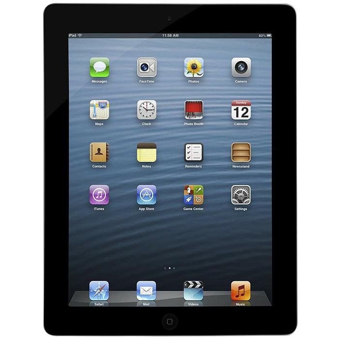 Apple iPad 3rd generation (64GB) 9.7" (Wi-Fi + 4G LTE) Unlocked (GSM + CDMA) (Excellent - Refurbished, Black)