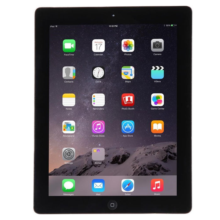 Apple iPad (4th generation,16GB) 9.7" W/ Retina Display, Wi-Fi Only (Black) (Excellent - Refurbished, Black)