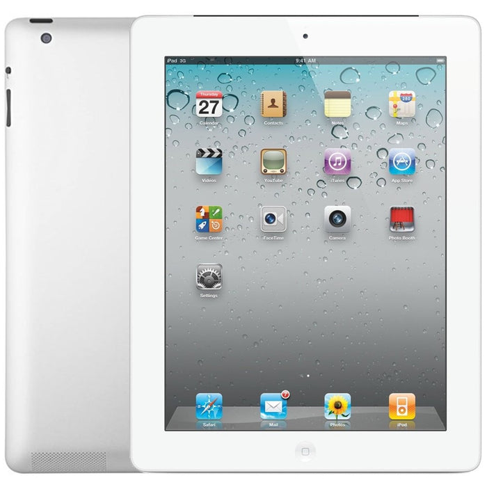 Apple iPad (4th generation,16GB) 9.7" W/ Retina Display, Wi-Fi Only (White) (Excellent - Refurbished, White)