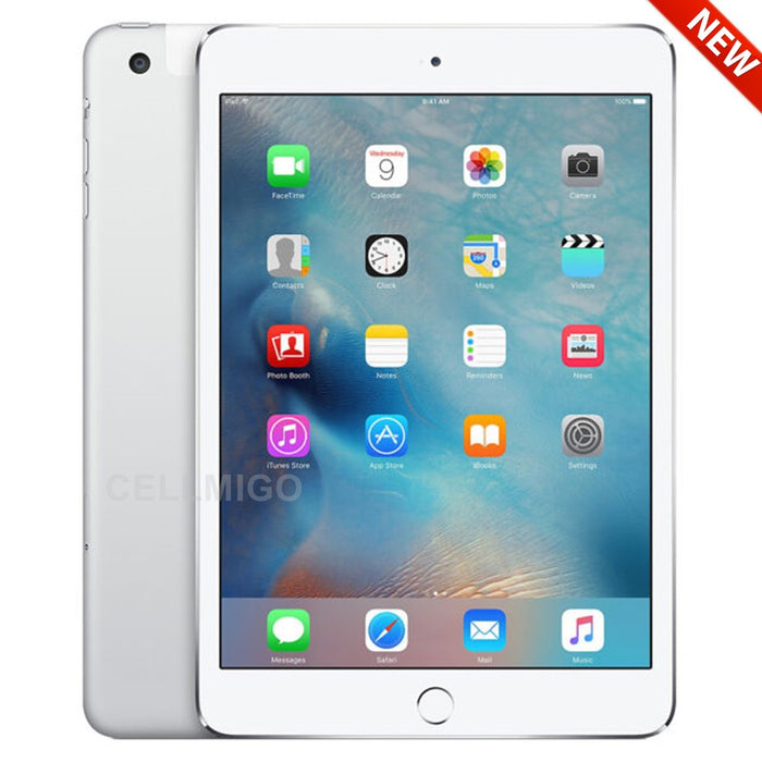 Apple iPad Mini 3 (16GB) 7.9" Wi-Fi Cellular 4G LTE GSM + CDMA Fully Unlocked (Silver)