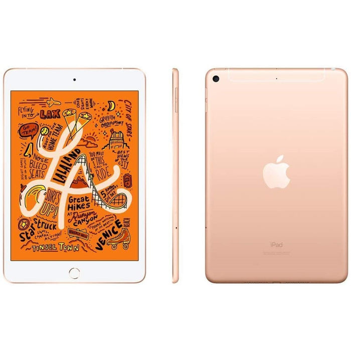 Apple iPad Mini 5.ª generación (Wi-Fi + 4G Cellular, 256 GB) 7,9" completamente desbloqueado (dorado) (gris)