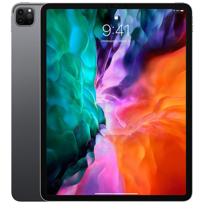 Apple iPad Pro 4.ª generación (1 TB) 12,9" (Wi-Fi + 4G LTE) Desbloqueado globalmente (GSM+CDMA) (Excelente - Reacondicionado, Gris espacial)