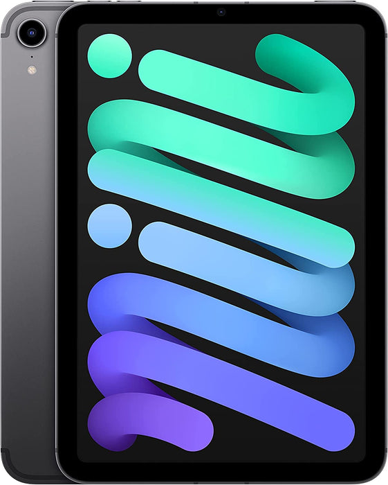 Apple iPad Mini 6th Gen (Wi-Fi + 5G Cellular, 64GB) 8.3" Fully Unlocked Gray (Renewed | Pre-Loved, Gray)