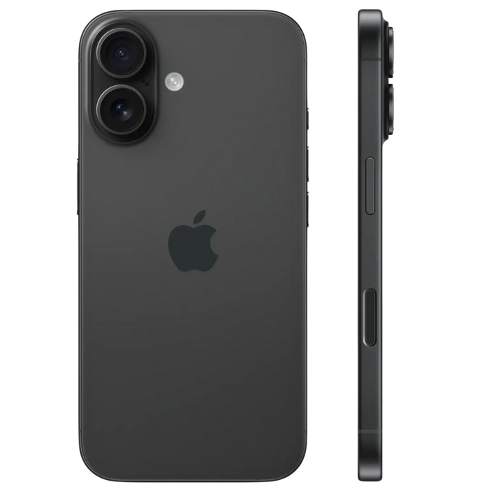 Apple iPhone 16 (128GB, 8GB) 6.1", iOS 18, 5G / 4G LTE Fully Unlocked Global (Renewed | Pre-Loved, Black)