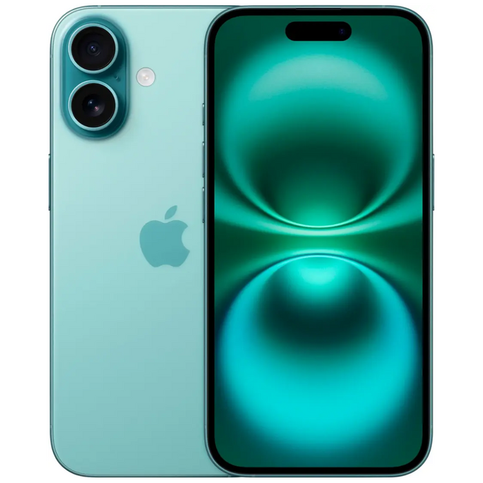 Apple iPhone 16 (128GB, 8GB) 6.1", iOS 18, 5G / 4G LTE Fully Unlocked Global ***READ DESCRIPTION*** (Renewed | Like New, Teal)