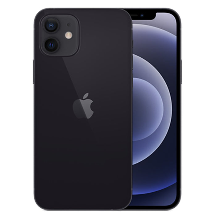 Apple iPhone 12 mini 5G (64GB,4GB) 5.4" OLED, Fully Unlocked A2176 (Good - Refurbished, Black)