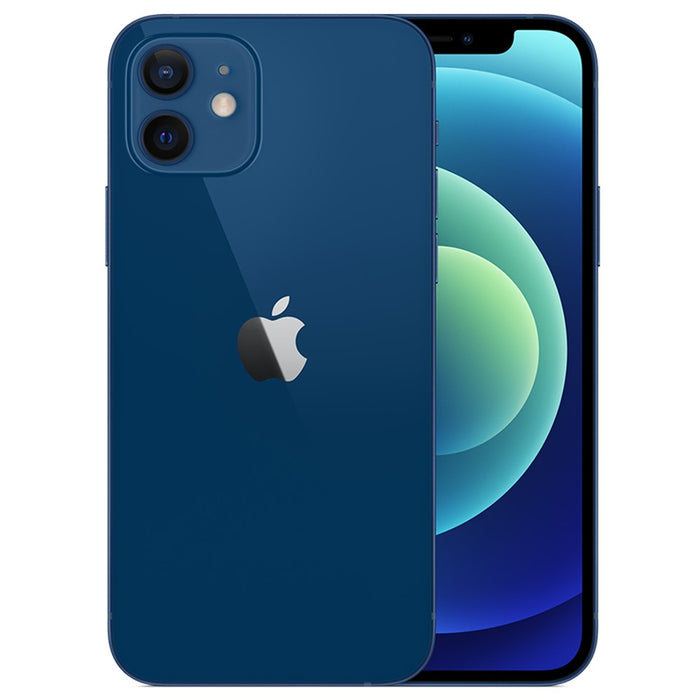 Apple iPhone 12 5G (128 GB, 4 GB) 6.1" OLED, 5G / 4G LTE para AT&amp;T (Bueno - Reacondicionado, Azul)