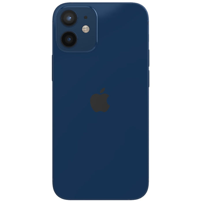 Apple iPhone 12 Mini 5G (256GB,4GB) 5.4" OLED, Fully Unlocked A2176 (Good - Refurbished, Blue)
