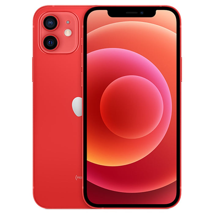 Apple iPhone 12 Mini 5G (256GB,4GB) 5.4" OLED, Fully Unlocked A2176 (Acceptable - Refurbished, Red)