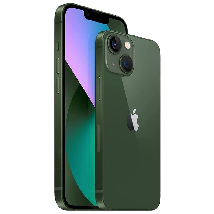 iPhone 13 Mini (128GB, 4GB) 5.4" 5G / 4G LTE Fully Unlocked (Renewed | Clean Screen, Green)