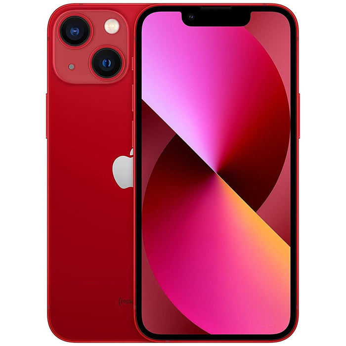 Apple iPhone 13 5G (128 GB, 4 GB) 6.1" OLED, 5G / 4G LTE GSM + Verizon Desbloqueado (Bueno - Reacondicionado, Rojo)