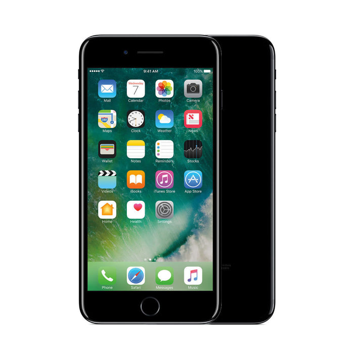 Apple iPhone 7 Plus - 128GB - Black- Fully Unlocked - Excellent Condition (Excellent - Refurbished, Black)