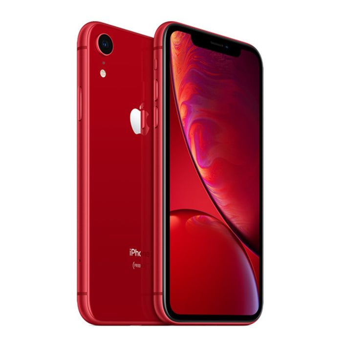 Apple iPhone XR (128GB) 6.1" Global 4G LTE Fully Unlocked (GSM + Verizon) (Excellent - Refurbished, Red)