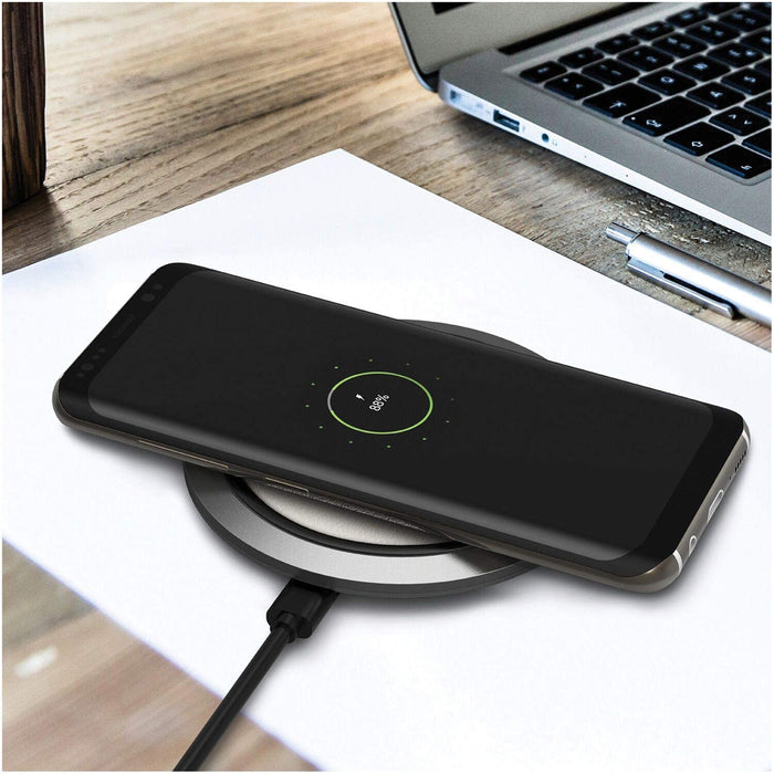 Universal Wireless Charging Pad for Qi Enabled Devices (, White)