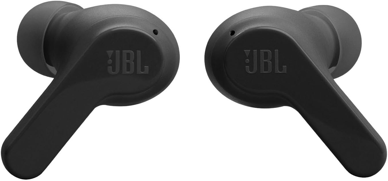 JBL Vibe Beam True Wireless Bluetooth In-Ear Headphones - Black (Renewed) (Excellent - Refurbished, )