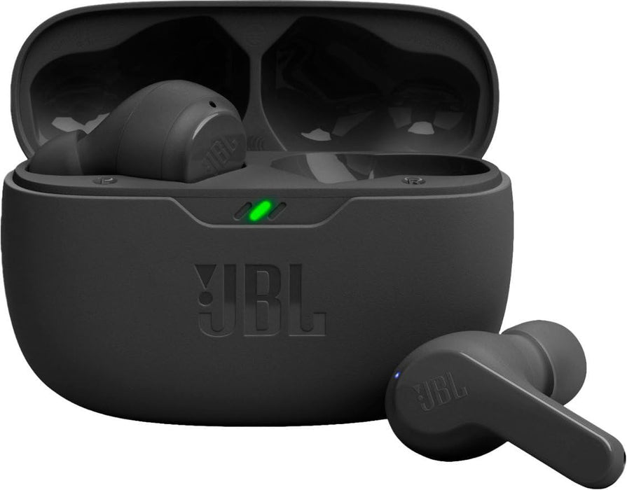 JBL Vibe Beam True Wireless Bluetooth In-Ear Headphones - Black (Renewed) (Excellent - Refurbished, )