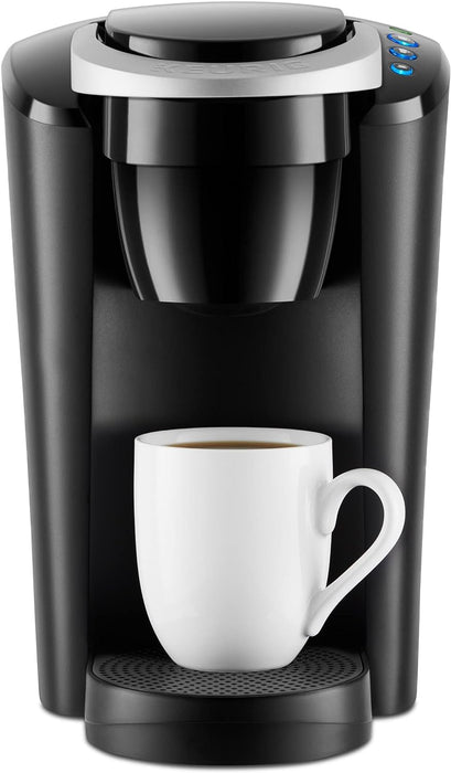 Cafetera monodosis Keurig K-Compact, preparación rápida, 3 tamaños de taza, color negro (renovada, excelente)