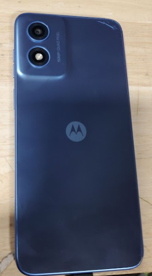 Moto G Play 2024 (64GB, 4GB) 6.5" 4G LTE AT&T Locked XT2413-3 ***READ DESCRIPTION*** (Renewed | Smart Saver, Blue)