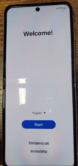 SAMSUNG Galaxy Z Flip3 (128GB, 8GB) Fully Unlocked F711U LCD DEFECTIVE (For Parts Only / Not Working, Green)