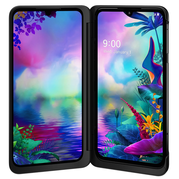 LG G8X ThinQ Dual Screen (128 GB, 6 GB) Desmontable 6.4� 4G LTE GSM Desbloqueado G850EM (Excelente - Reacondicionado, Negro)