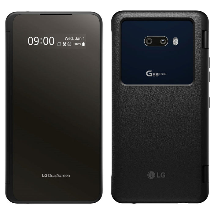 LG G8X ThinQ Dual Screen (128 GB, 6 GB) Desmontable 6.4� 4G LTE GSM Desbloqueado G850EM (Excelente - Reacondicionado, Negro)