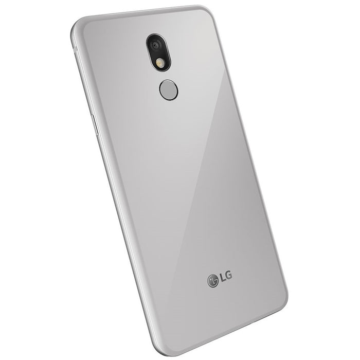 LG Stylo 5 (32 GB, 3 GB) 6.2� T-Mobile Desbloqueado GSM US 4G LTE LM-Q720T (Blanco) (Blanco plateado)