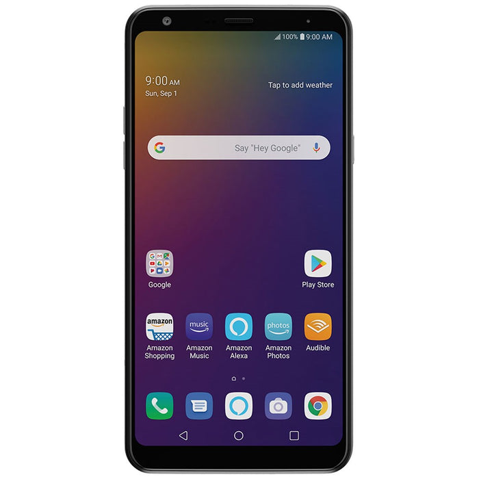 LG Stylo 5 (32 GB, 3 GB) 6.2� T-Mobile Desbloqueado GSM US 4G LTE LM-Q720T (Blanco) (Blanco plateado)