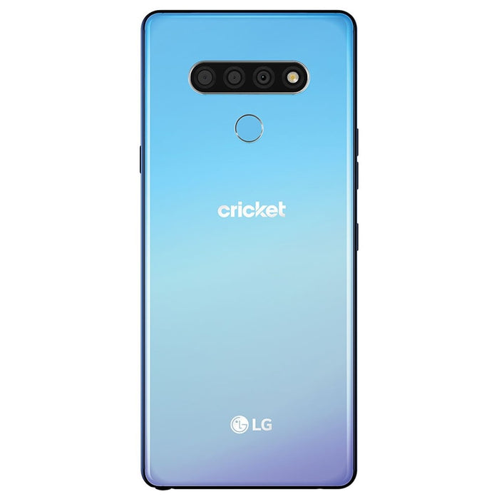 LG Stylo 6 (64GB, 3GB) 6.8" Cricket Unlocked (US + Global) 4G LTE LM-Q730TM (Excellent - Refurbished, Blue)