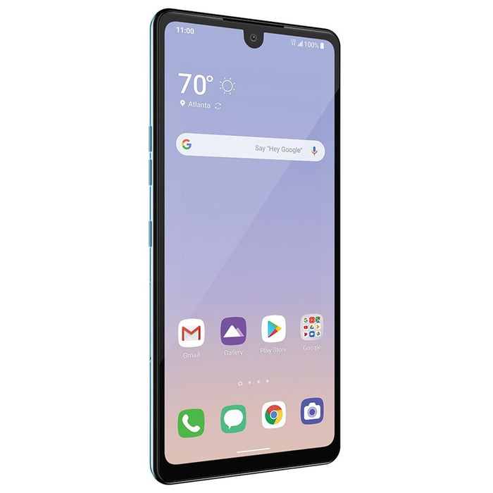 LG Stylo 6 (64GB, 3GB) 6.8" Cricket Unlocked (US + Global) 4G LTE LM-Q730TM (Excellent - Refurbished, Blue)