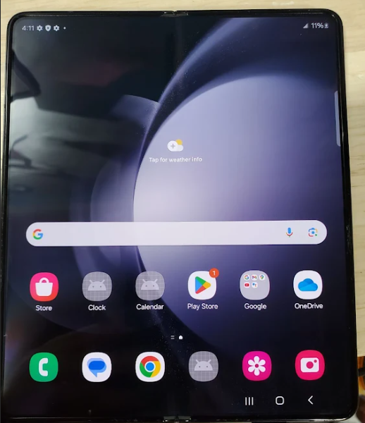 Samsung Galaxy Z Fold5 5G (256GB, 12GB) 7.6" Factory Unlocked *READ DESCRIPTION BEFORE* (Renewed | Smart Saver, Phantom Black)