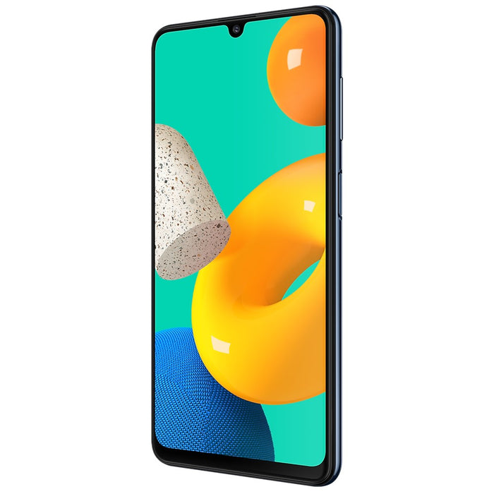 Samsung Galaxy M32 (128 GB, 6 GB) 6,4" GSM UL 4G VoLTE M325FV/DS - NO SE CARGA (Solo para piezas/No funciona, negro)