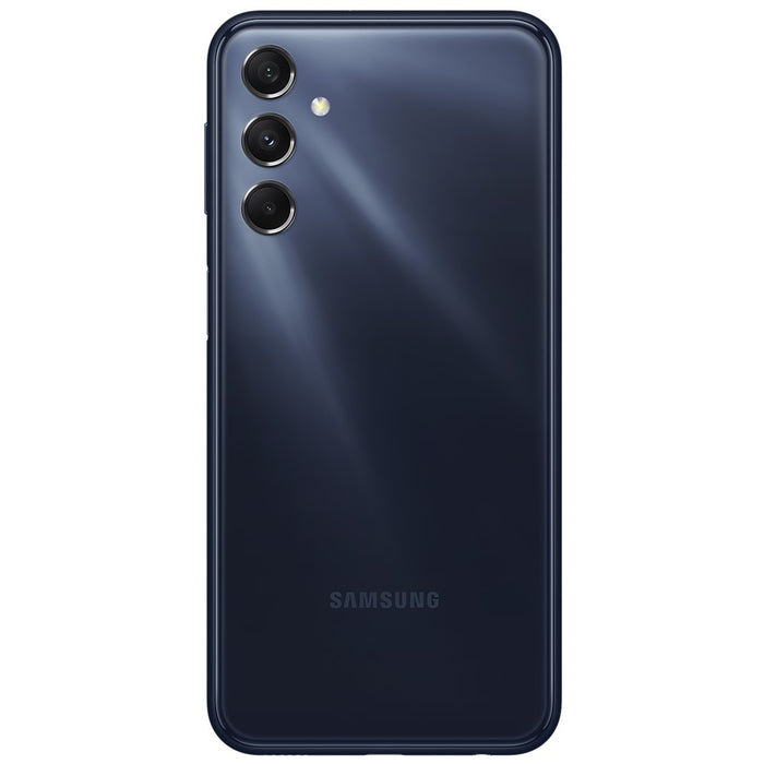 SAMSUNG Galaxy M34 5G (128GB, 6GB) 6.5" GSM Unlocked, Global 4G LTE M346B/DS (Excellent - Refurbished, Midnight Blue)