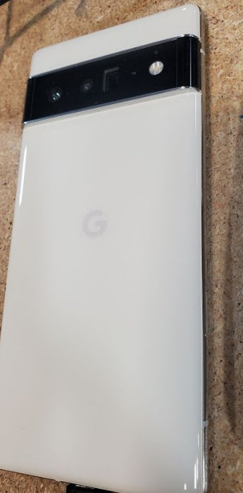 Google Pixel 6 Pro 5G (128GB, 12GB) 6.71"  (GSM + Verizon) G8VOU-FOR PARTS (For Parts Only / Not Working, Cloudy White)