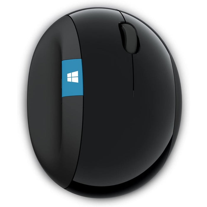 Microsoft Sculpt Ergonomic Mouse (L6V-00001) (Renewed) (Excellent - Refurbished, Black)