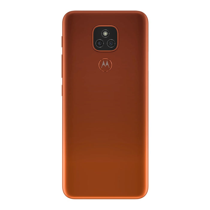 Moto E7 Plus (64GB,4GB) 6.5" DS GSM Unlocked US 4G LTE XT2081-1 (Renewed) (Excellent - Refurbished, Twilight Orange)