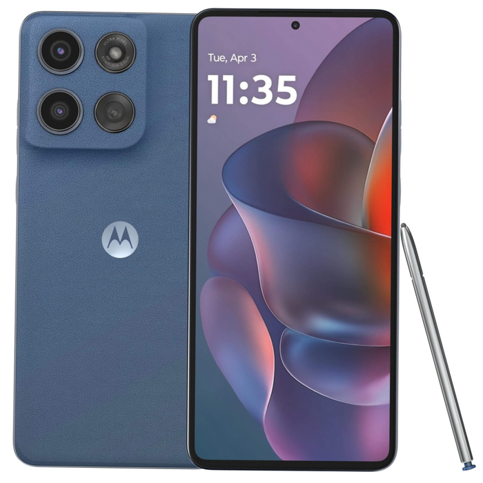 Moto G Stylus 5G 2025 | 128GB, 8GB | 6.7" Fully Unlocked for Global XT2517-2 (Renewed | Clean Screen, PANTONE Gibraltar Sea)