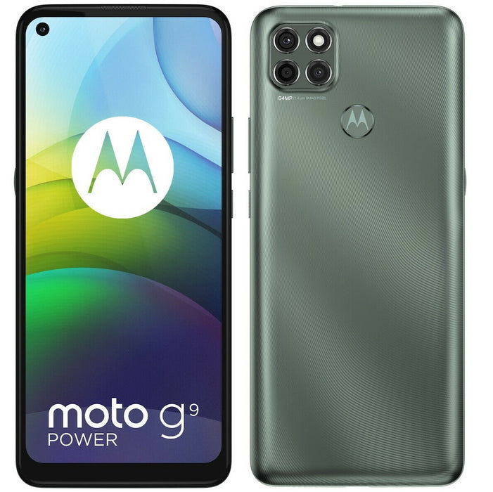 Moto G9 Power 2021 (128 GB, 4 GB) 6.8" Dual SIM GSM EE. UU. + Global Desbloqueado XT2091 (salvia metálica)